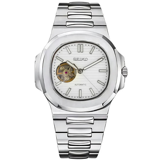 White Classic Nautilus Mod (Open Heart)