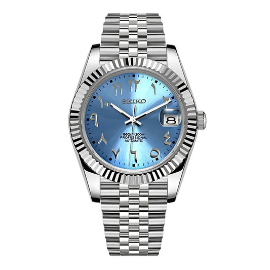 Sky Blue Datejust Arabic Dial Mod