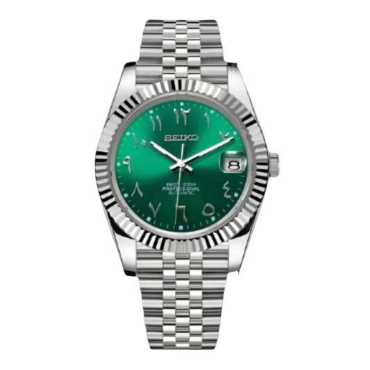 Royal Green Datejust Arabic Dial Mod